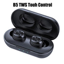 Fone Bluetooth Stereo - Bluetooth Earpods eletronicos 063 AmploTech B5 TWS Black