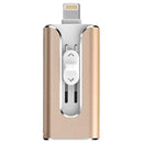 Pen Drive de Celular 4 em 1 - Multi Operacional eletronicos 066 AmploTech 8GB Dourado