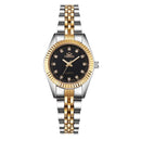 Relógio Chenxl Feminino - Luxury Watch relógio 040 AmploTech PRATA + DOURADO