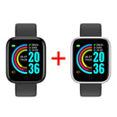 Relógio inteligente POWERWATCH Fitness À Prova D 'Água COMPRA 1 LEVA 2 relógio 009 AmploTech PRETO E PRATA