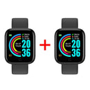 Relógio inteligente POWERWATCH Fitness À Prova D 'Água COMPRA 1 LEVA 2 relógio 009 AmploTech PRETO E PRETO