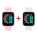 Relógio inteligente POWERWATCH Fitness À Prova D 'Água COMPRA 1 LEVA 2 relógio 009 AmploTech ROSA E BRANCO