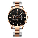 Relógio Masculino Cuena Estilo Inox - Luxury Watch relógio 019 AmploTech Prata com Dourado e Preto