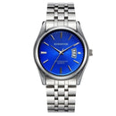 Relógio Masculino Kingnuos Casual - Casual Style relógio 036 AmploTech Prata/ Azul