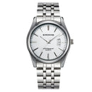 Relógio Masculino Kingnuos Casual - Casual Style relógio 036 AmploTech Prata/ Branco