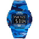 Relógio SMAEL Clássico 1801 - Classic Watich relógio 025 AmploTech Azul Camuflado