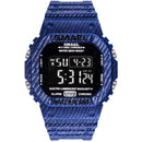 Relógio SMAEL Clássico 1801 - Classic Watich relógio 025 AmploTech Azul Malhado
