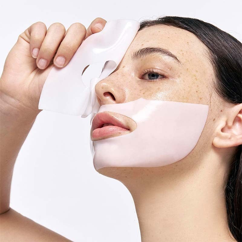 Máscara Facial Coreana | Colágeno Puro | Hidratação Profunda | Anti-Idade