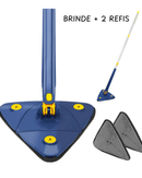 Mop Giratório Esfregão de Limpeza + 2 REFIS