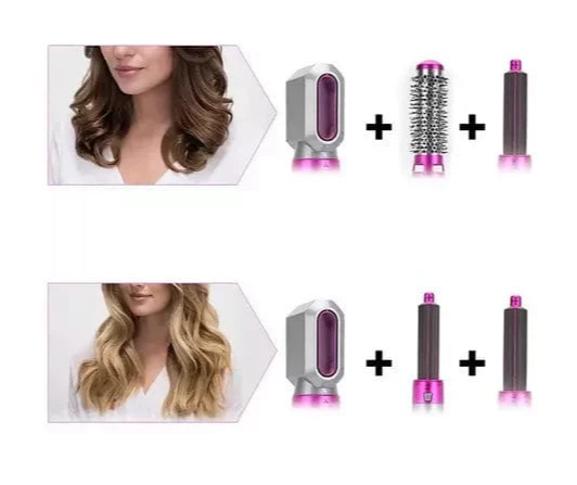 GlamDry 5X - Escova Alisadora Profissional Multifional