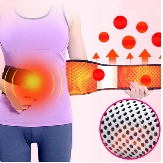 Cinta para Alívio de Dores na Lombar com Tração Magnética