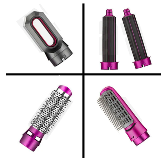 GlamDry 5X - Escova Alisadora Profissional Multifional