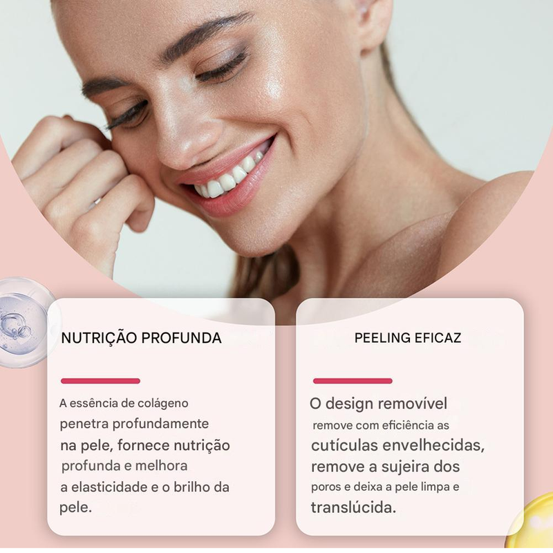 ColágenoGlow Pro- Máscara de Colágeno + Pincel Aplicador  Brinde