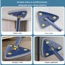 Mop Giratório Esfregão de Limpeza + 2 REFIS